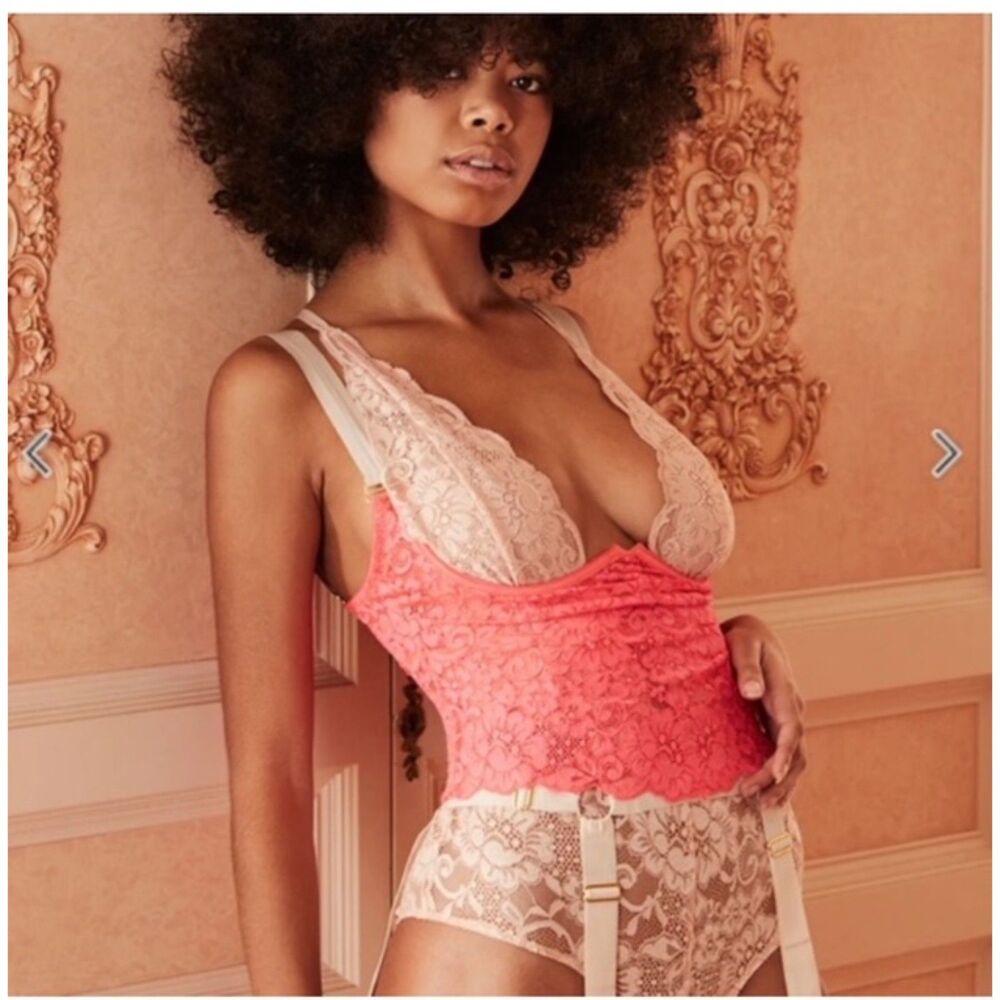 NWT Free People/HAH Bust a Move Bustier in Haht Lava Sz XS
